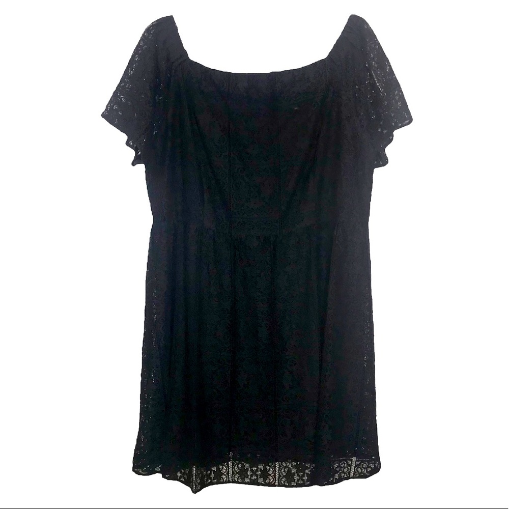 🆕Mossimo (Target) XXL Black lace midi dress NWT!